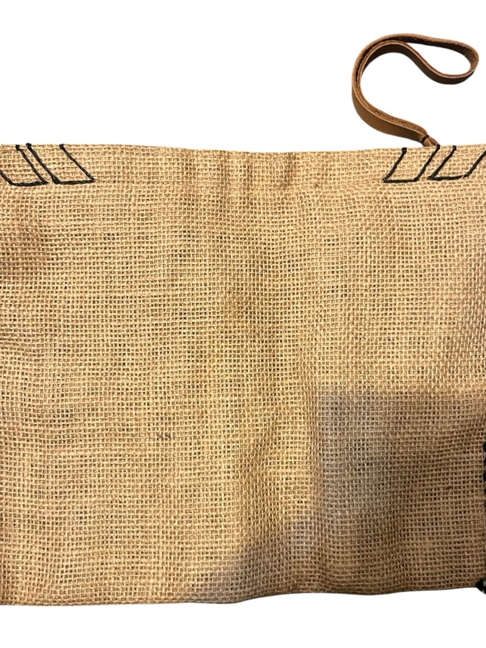 Dutzi Handcrafted Burlap
Bag - Picture 2 of 4